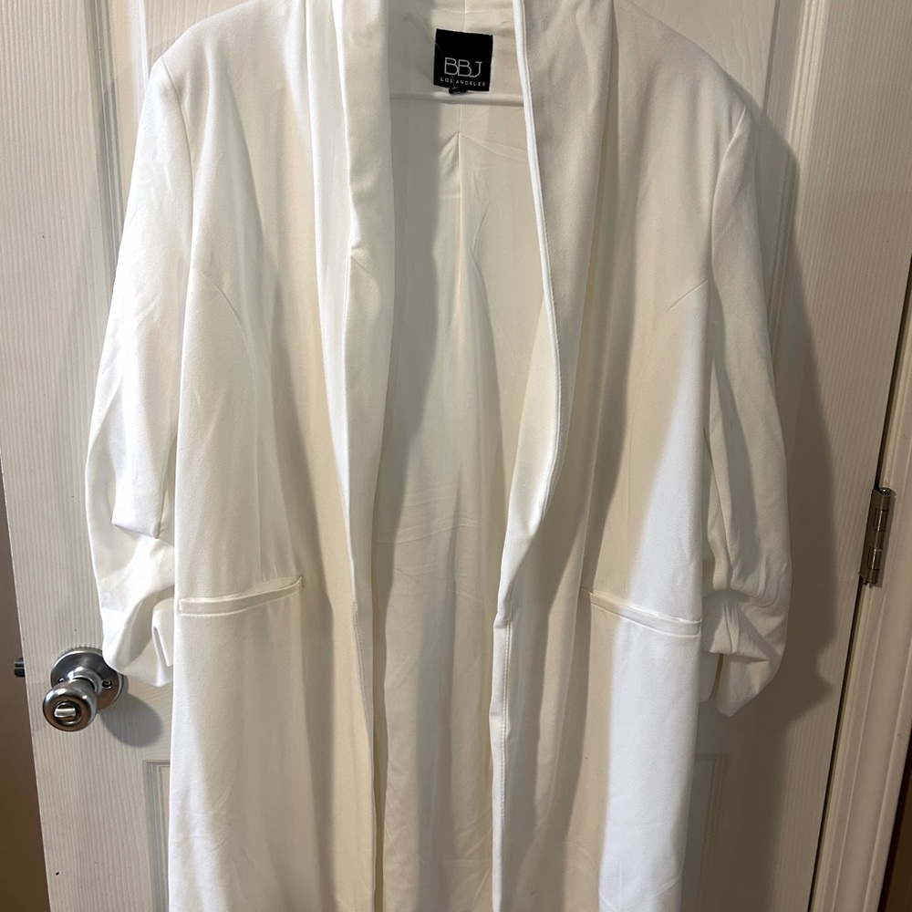 White Suit Jacket. Size XL